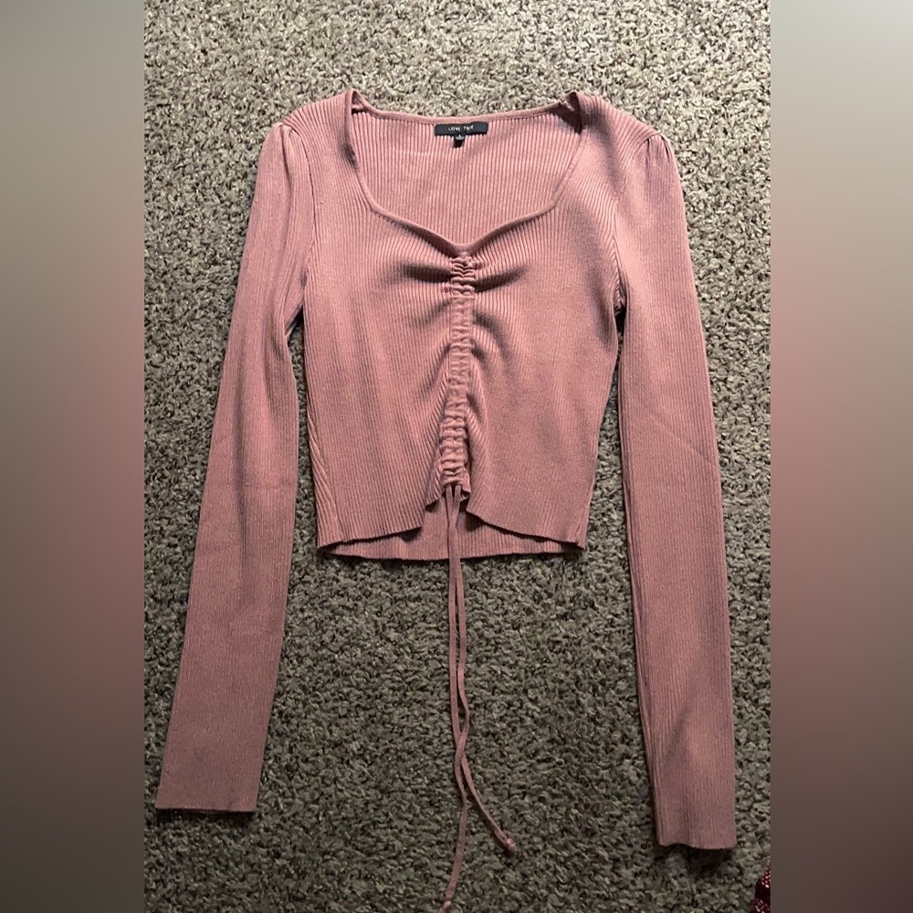 Long Sleeve Fitted Top